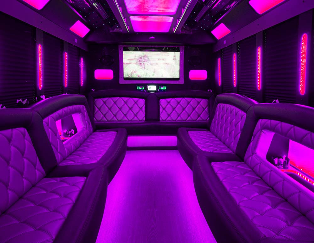 luxury fort worth party bus