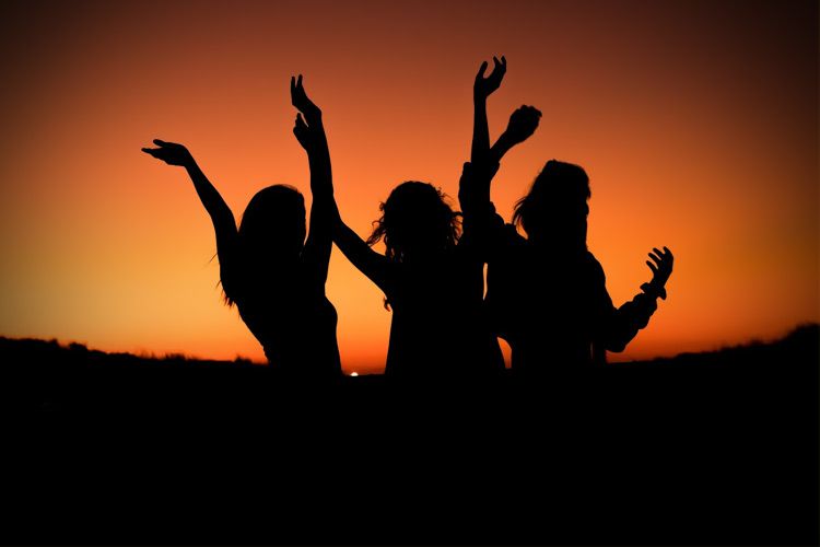 group of people celebrating birthday parties