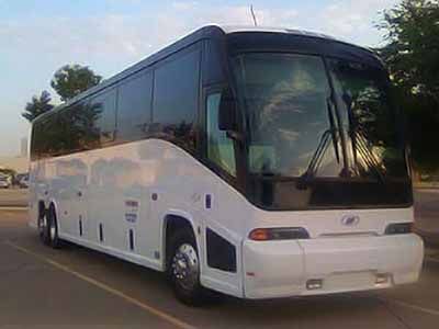 56 passenger party bus rental