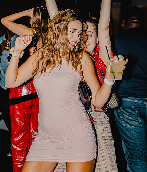 friends dancing