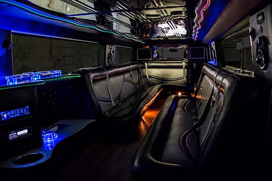limo rental with leather seats