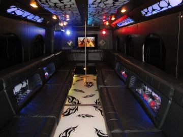 White Velvet - party bus interior